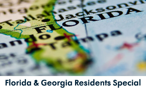 florida and georgia residents specials